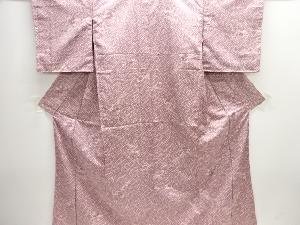 未使用品　花模様小紋着物